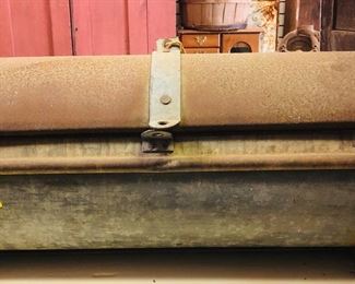 vintage galvanized side open mail box