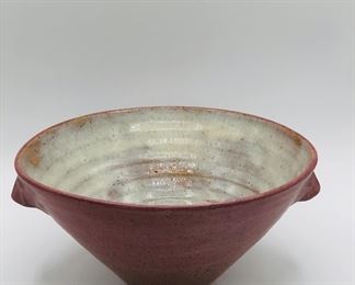 handmade pottery bowl