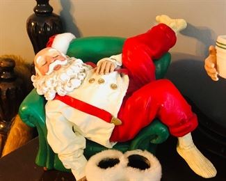 santa sleeping figurine