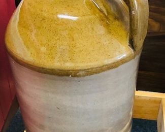 salt glazed sroneware jug unmarked