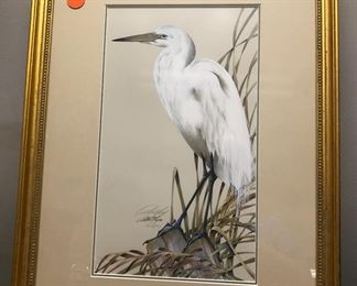 signed numbered framed print