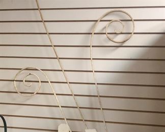 vintage screen door iron work decor/art