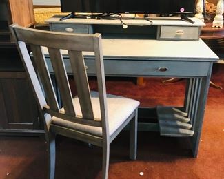 desk and chair
