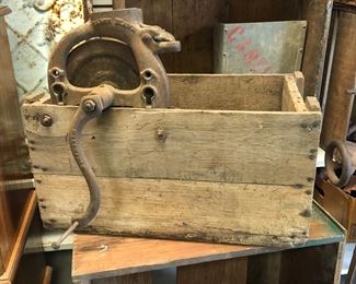 primitive corn sheller