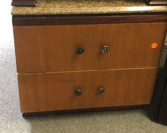 marble top night stand