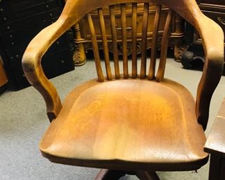 antique office chair