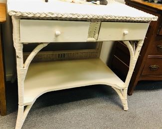 we have 2 wicker desks