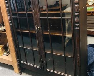  antique double bookcase