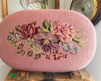 needlepoint stool