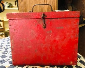 hand made fish and tackle box