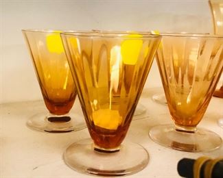 tiffin franciscan footed tumblers