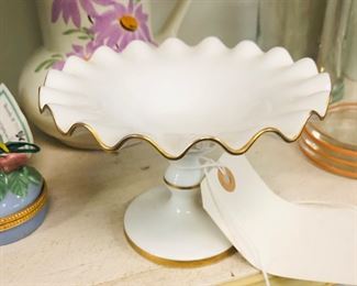 vista a legre porcelain compote   portugal