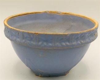 vintage stoneware bowl pretty blue