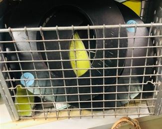 vintage locker baskets