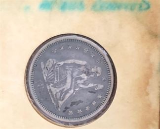 1857 1/4 dollar