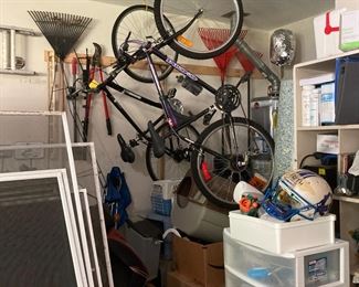 Bikes and helmets in excellent condition