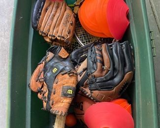 Sports equipment, shoes, gear jerseys