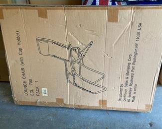 Lounge Chair still in box