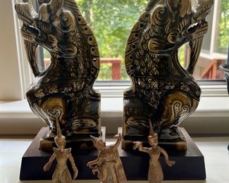 Thai Celadon Foo Dogs