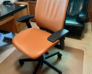 Steelcase Leather Office Chair