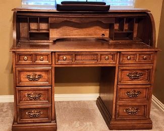 Antique Roll Top Desk 