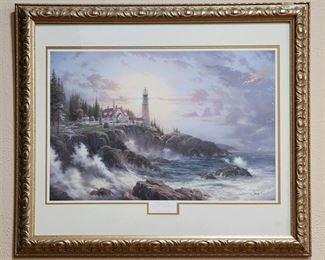 Thomas Kinkade Clearing Storms Limited Edition Lithograph with Certificate Of Authenticity 