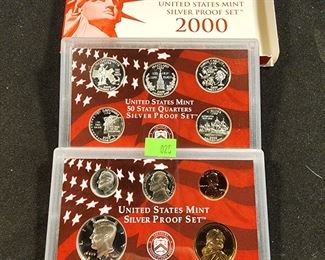 LOT 25 2000-S US MINT PROOF SET