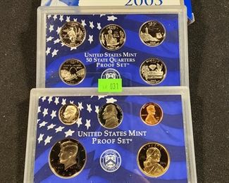 LOT 31 - 2003-S US MINT PROOF SET