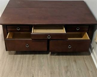American Signature Storage Coffee Table w Lifting Top