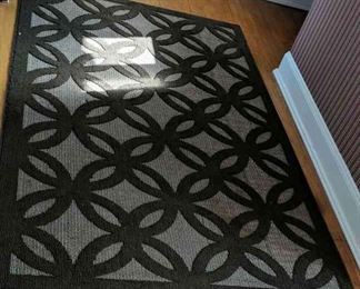 Chocolate Brown And Tan Area Rug