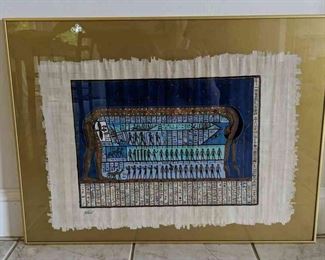 Egyptian Goddess Nut Papyrus