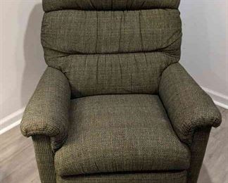 Green Fabric Recliner