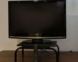 JVC TV with DVD and Swivel Stand