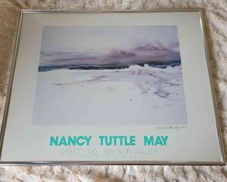 Nancy Tuttle May signed framed print