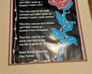 Pastor Martin Niemoeller Poster