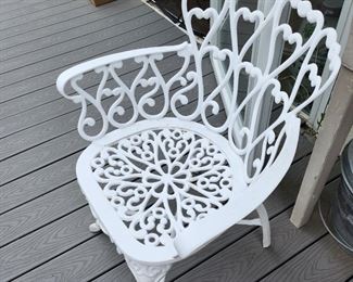 Iron Victorian Chairs 4 Available 