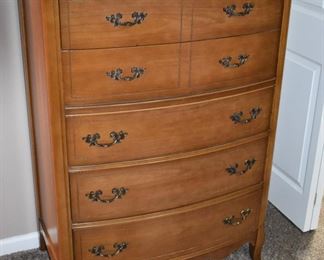 Maple Chest of Drawers 36" W X 20" D X 48" T