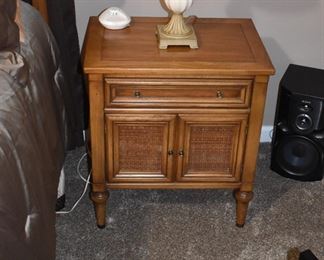 Oak Nightstand 22" W X 16" D X 25" T