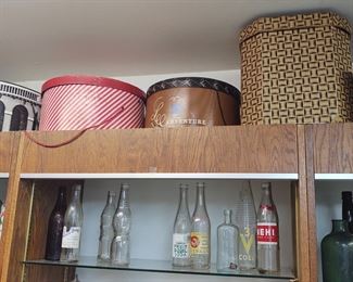 Old soda pop bottles