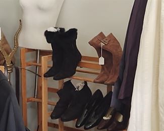Vintage ladies boots and shoes