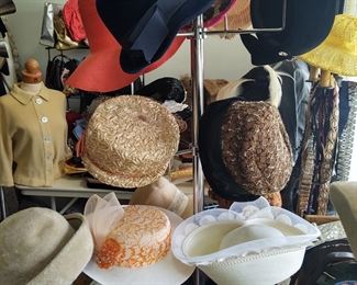 Many Vintage hats