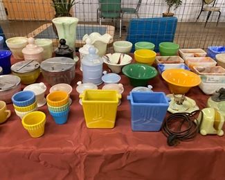 Fenton, Carnival, Opalescent; Vaseline Glass