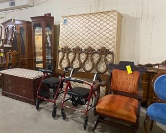 walkers, blanket chest; antiques