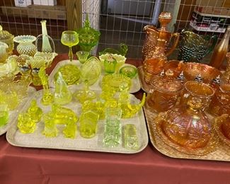 vaseline glass & carnival