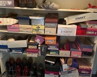 huge womens shoe collection 