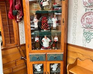 Corner Wood Cabinet