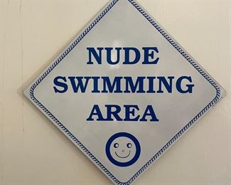Humorous Pool Signage 