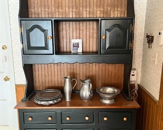 Wood Hutch Cabinet by Ethan Allen