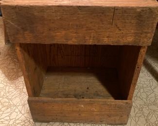 Vintage Bell System wooden lineman's trench stool   $75.00
