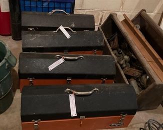 Williams tool boxes with various tools   $50.00 ea.